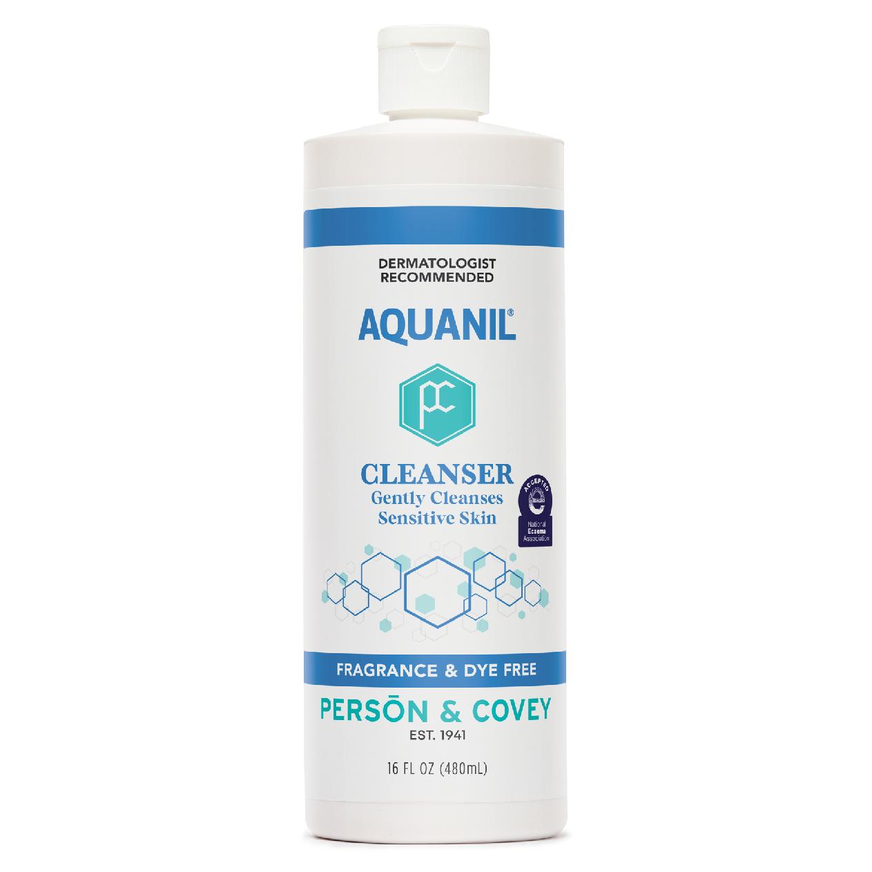 Aquanil Cleanser, accepted by the National Eczema Association